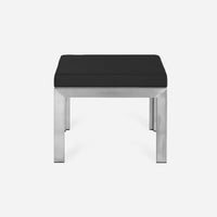 Case Study® Stainless Steel Upholstered End Bench