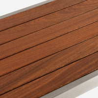 Case Study® ステンレスベンチ - 木製