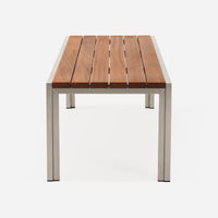 Case Study® ステンレスベンチ - 木製