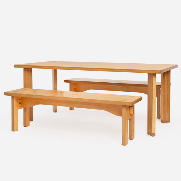 Case Study® Tenon Table and Benches Bundle – Modernica