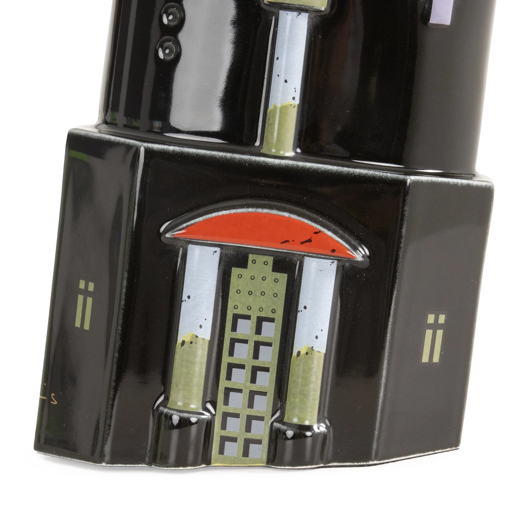Memphis Post Modern Clock by Heide Warlamis