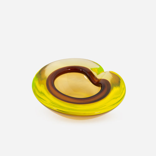 Cenedese Uranium Glass Bowl