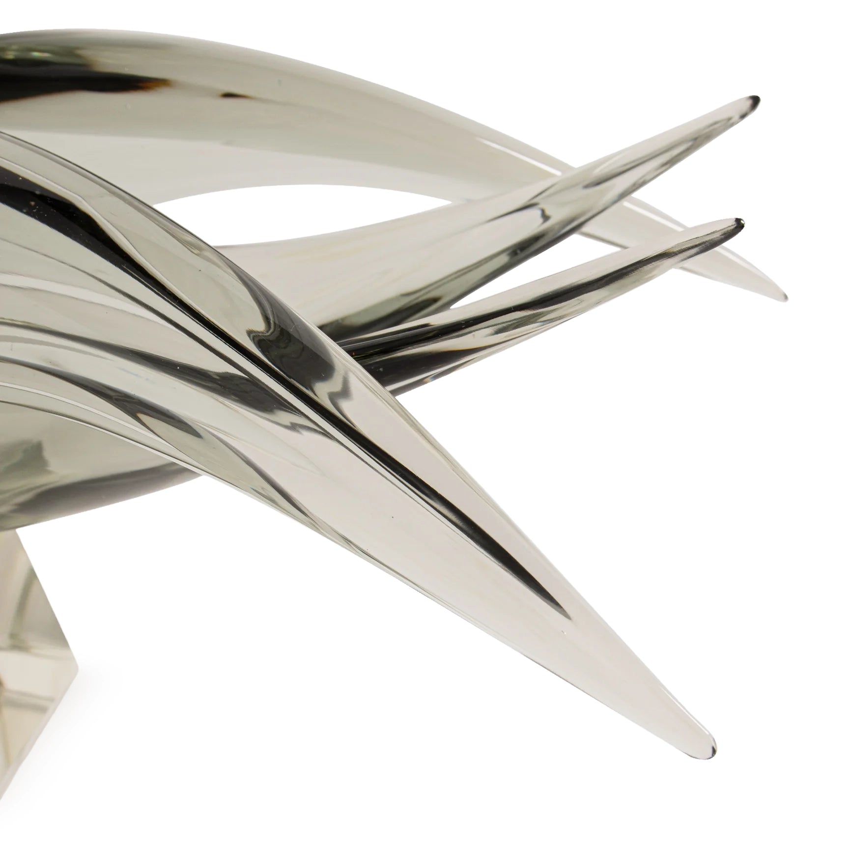 Glass Swallow Sculpture