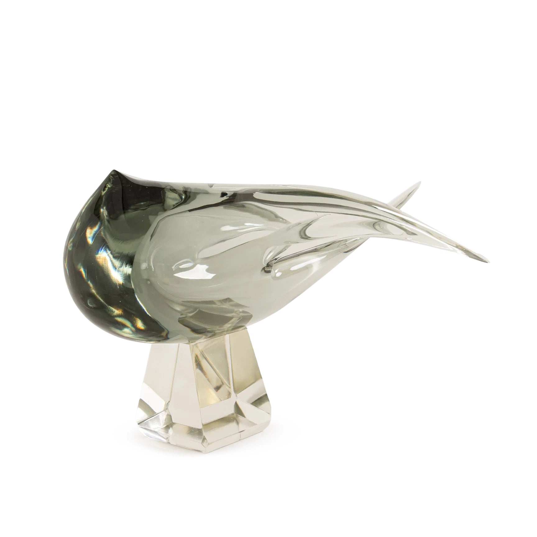 Glass Swallow Sculpture