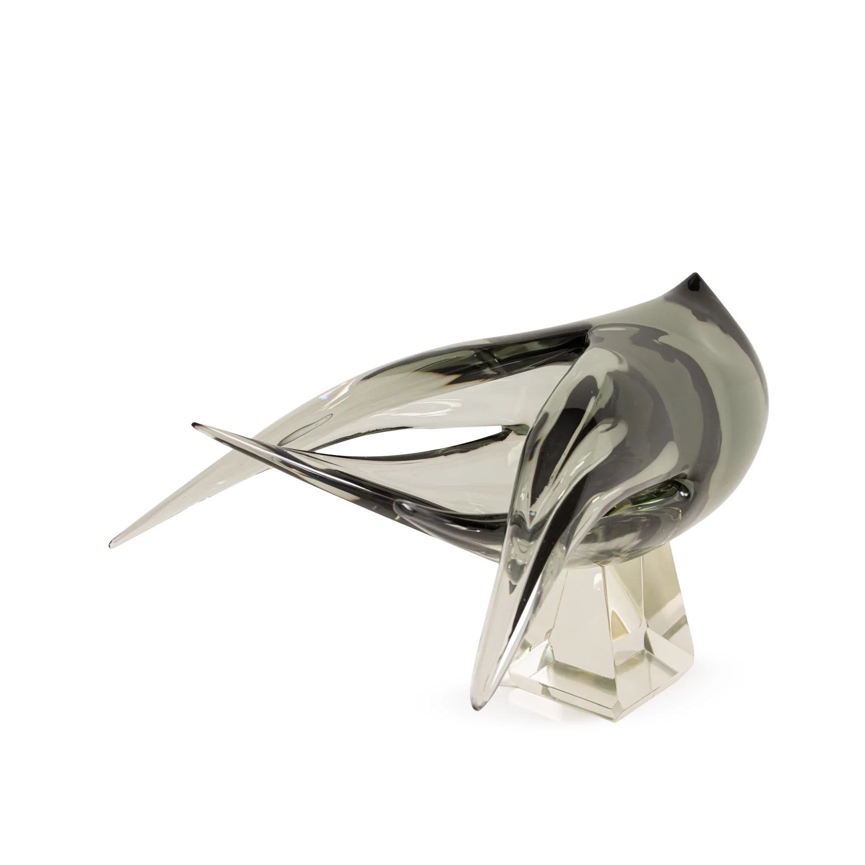 Glass Swallow Sculpture