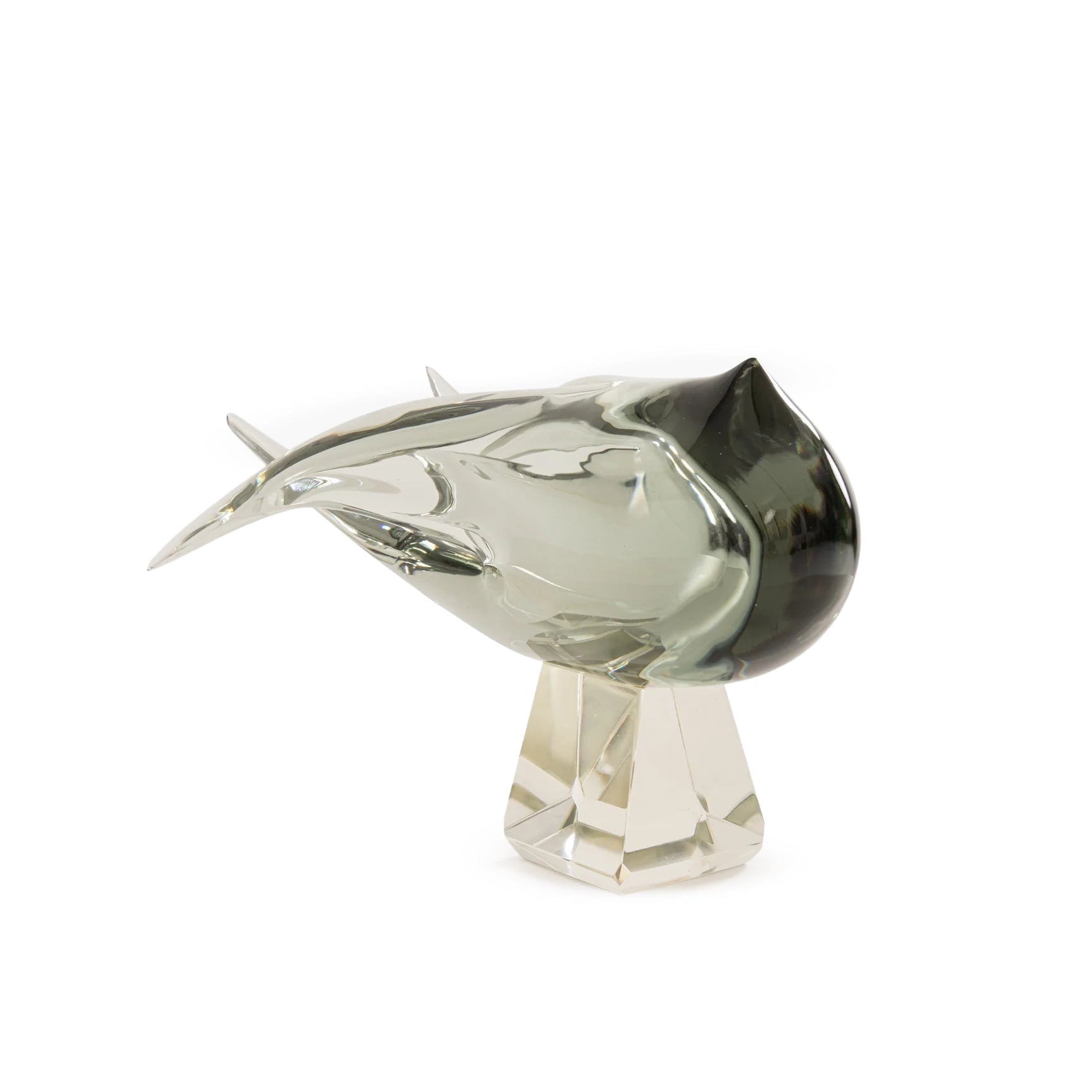 Glass Swallow Sculpture