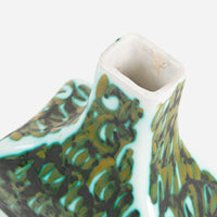 非常に珍しいアレッシオ-タスカ-レイモア両面セラミック花瓶