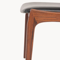 Niels Koefoed Rosewood Drop-leaf Table & Henning Kjaernulf Rosewood Dining Chairs