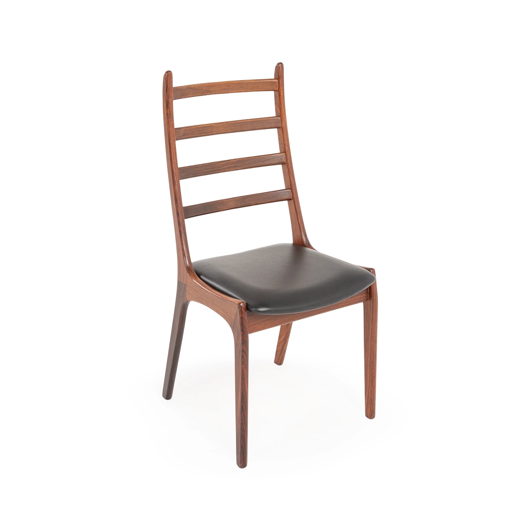 Niels Koefoed Rosewood Drop-Leaf Table & Henning Kjaernulf Rosewood Dining Chairs