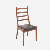 Niels Koefoed Rosewood Drop-leaf Table & Henning Kjaernulf Rosewood Dining Chairs