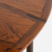 Niels Koefoed Rosewood Drop-leaf Table & Henning Kjaernulf Rosewood Dining Chairs