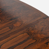 Niels Koefoed Rosewood Drop-leaf Table & Henning Kjaernulf Rosewood Dining Chairs