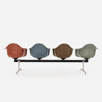 Eames Tandem Four Seater Bench