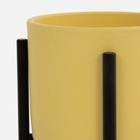 ceramic-yellow-metal-stand