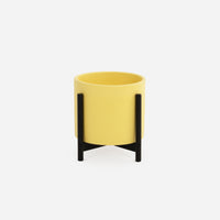 ceramic-yellow-metal-stand