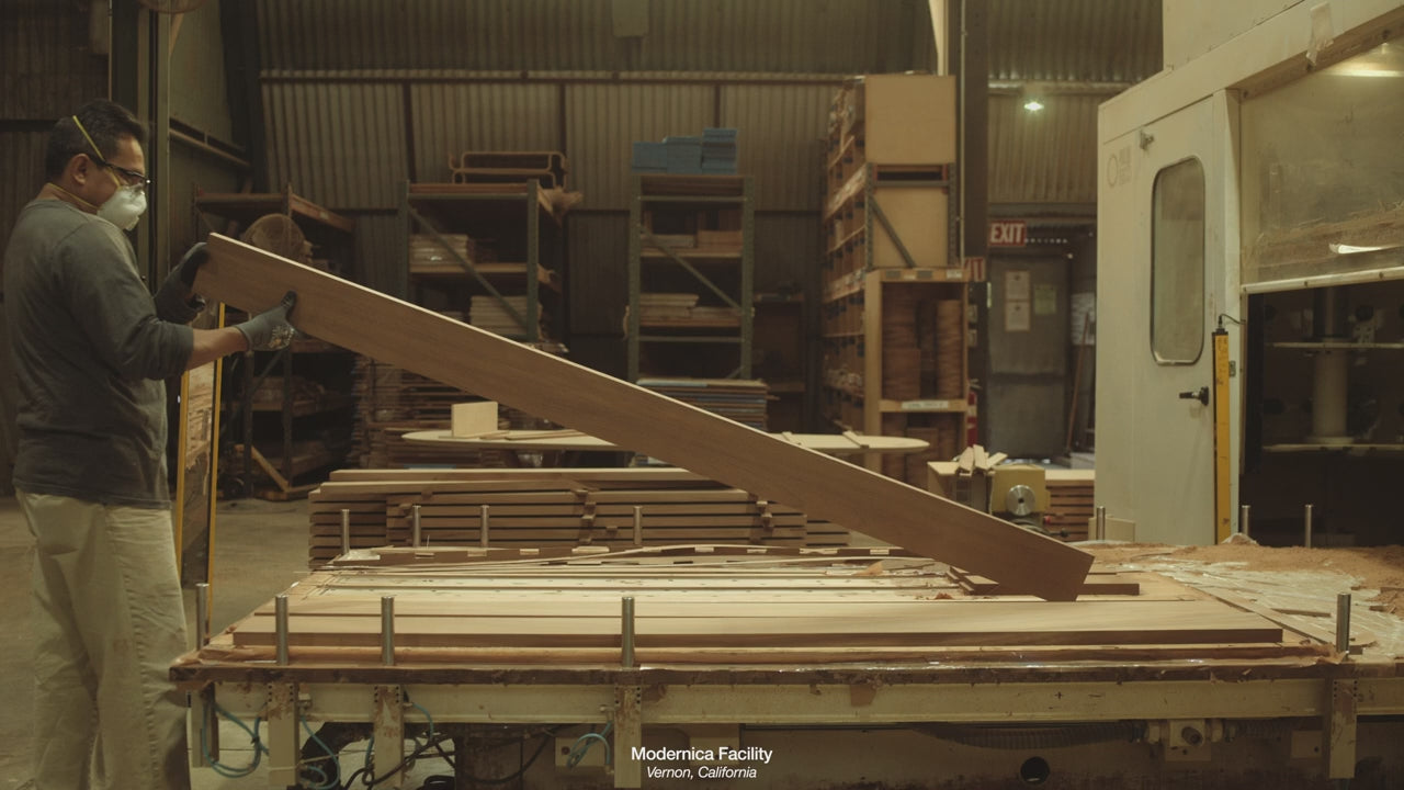 Load video: Case Study® Solid Wood Bed and Lief® Mattress Bundle