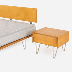 Case Study® Furniture V-Leg Bed / Lief Mattress / Bedside Bundle
