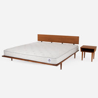 Case Study® 家具無垢材ベッド / リーフマットレス / ベッドサイドバンドル