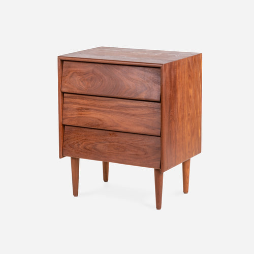 Case Study® Furniture Solid Wood Three Drawer Bedside/Dresser