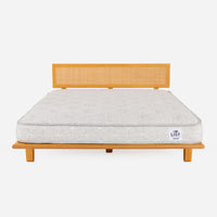 Case Study® Furniture Bentwood Bed with Cane Headboard & Lief Mattress Bundle