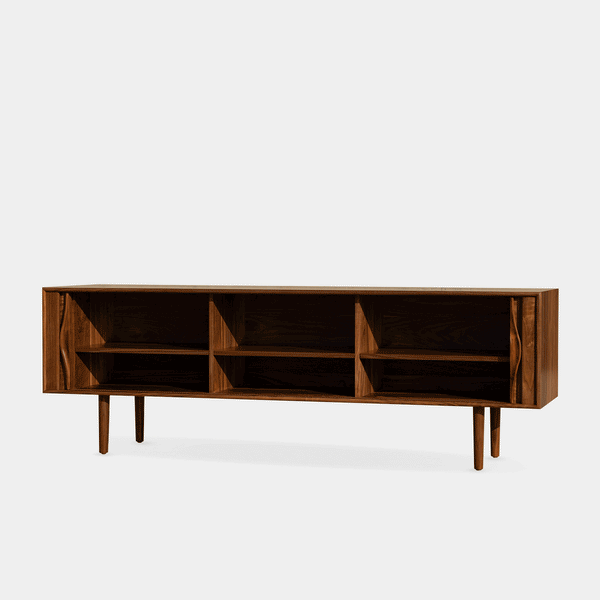 Case Study® Furniture Solid Walnut Credenza Modernica Inc