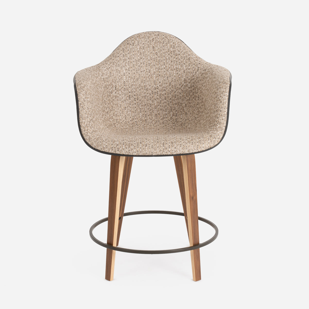 Case Study® Furniture Upholstered Arm Shell Spyder Counter Stool ...