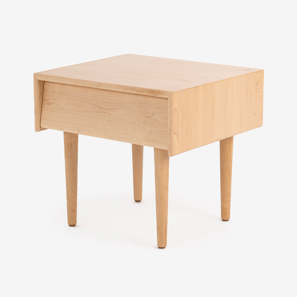 Case Study® Furniture Solid Wood Bedside Table with Drawer Modernica Inc