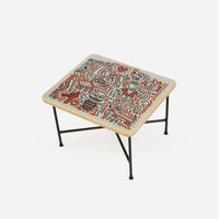 Keith Haring Case Study® Furniture Aiko X ベーステーブル - ペットと友達