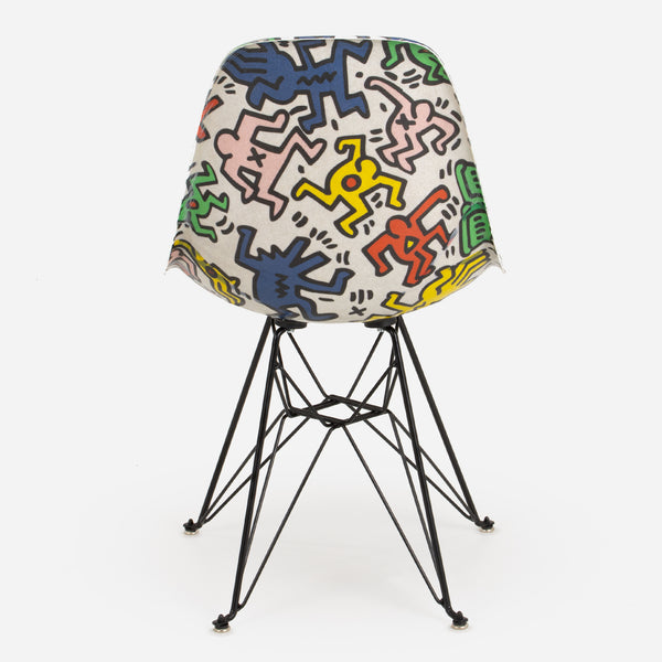 Shell Haring Case Study® Fiberglass Keith Haring Party Eiffel Side Chair – Modernica