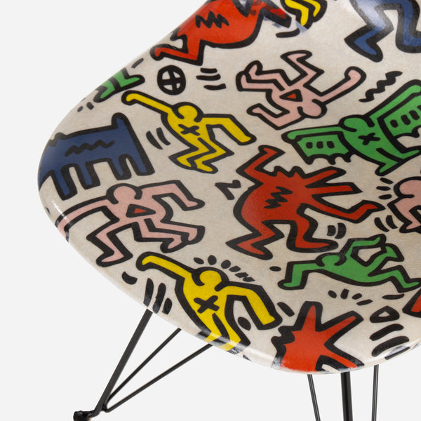 Shell Haring Case Study® Fiberglass Keith Haring Party Eiffel Side Chair – Modernica