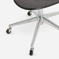 Case Study® Furniture Upholstered Side Shell Rolling Chair – Modernica