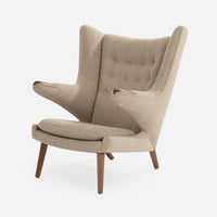 Papa Bear Chair in Marvista Taupe SET