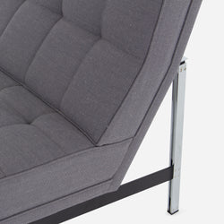 Split Rail Chair - Chrome/Charcoal