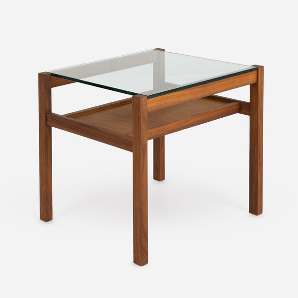 Split Rail End Table Walnut Sample – Modernica Inc