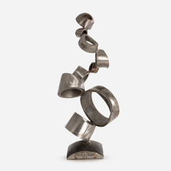 Sculpture by Michael W. Gilbert Nickel Plated Steel
