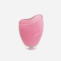 非常に珍しいローズピンクの花瓶