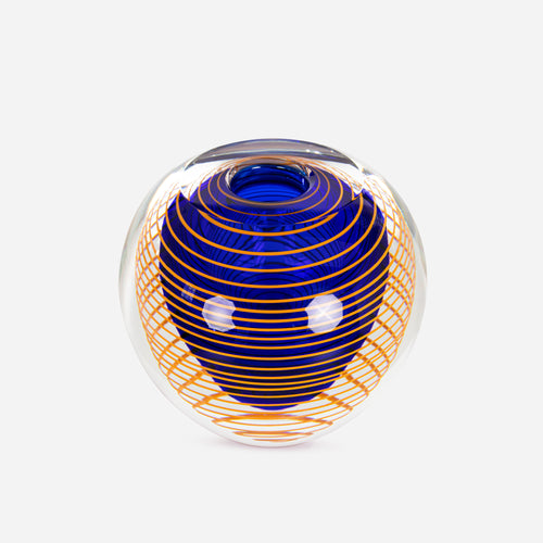 Vintage Stanislav Libensky Czech Art Glass Vase for Skrdlovice Glassworks