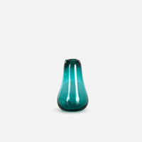 ヴィンテージ-ターコイズのつぼみ花瓶