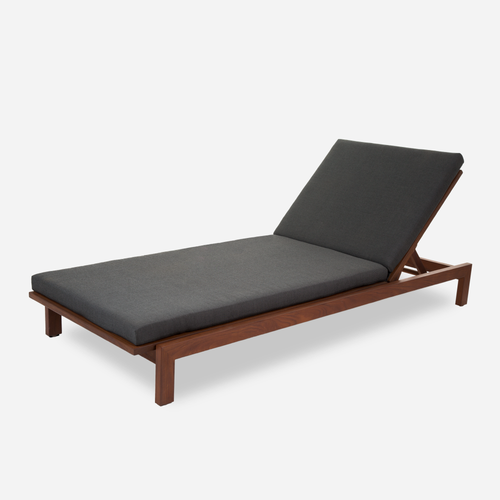Case Study® Solid Wood Chaise - Upholstered