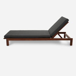 Case Study® Solid Wood Chaise - Upholstered