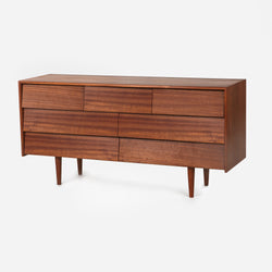 Case Study® Furniture Solid Wood Seven Drawer Dresser