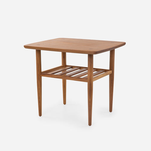 Case Study® Solid Wood End Table with Tapered Edge