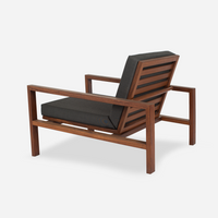 Case Study® Solid Wood Lounge Chair - Upholstered