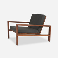 Case Study® Solid Wood Lounge Chair - Upholstered