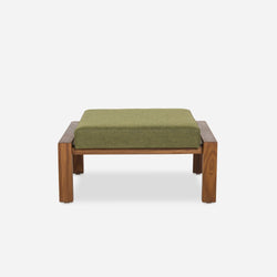 Case Study® Solid Wood Ottoman - Upholstered